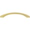 Jeffrey Alexander 160 mm Center-to-Center Brushed Gold Flared Philip Cabinet Pull 767-160BG - alternate 4